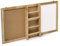 Prosumer's Choice Korktafel und Whiteboard, mit Schlüssel und Brief-Organizer