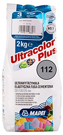 MAPEI ULTRACOLOR PLUS 2kg 112 mittelgrau - zementäre Flexfuge für Fugenbreiten bis 20 mm