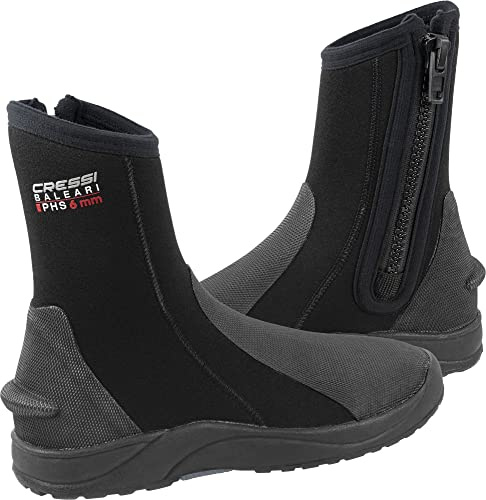 Cressi Baleari PHS, Black/Black, 6 mm, 10