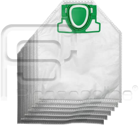 PIESSEONLINE - 6 Sacchetti Folletto VK200, VK220s, FP200 Compatibili - Alto Potere Filtrante, 5 Strati in Microfibra ai Carboni Attivi - Non Disperdono Polvere, Anti Odori