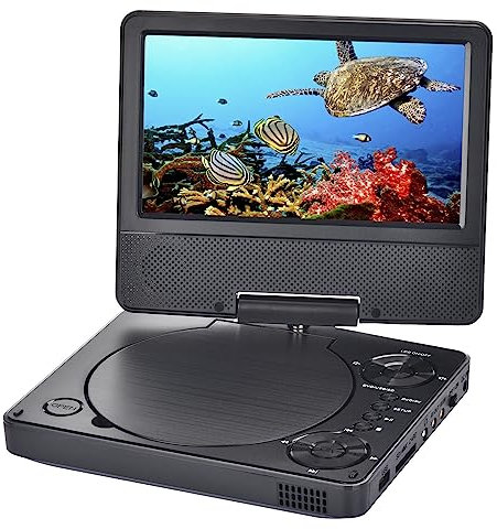 Bärbar DVD-spelare 7-tums skärm DVD-spelare CD High-Definition Support Mp5, Rmvb Format Breakpoint Memory Playback