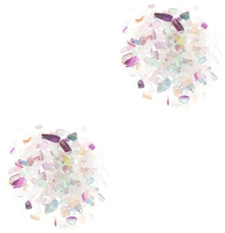 Garneck 2 Pezzi 1 Pietra di Cristallo per Acquario Decorazione Ghiaia Rocce Pietre Ornamentali per Acquari Vasi di Fiori