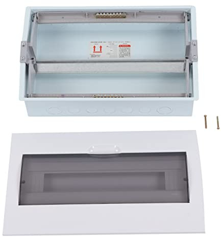 Scatola di distribuzione dell'alimentazione a 18 vie Scatola di giunzione di distribuzione con interruttore automatico incorporato per interni con copertura trasparente per guida
