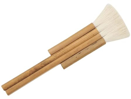 rongweiwang Konstnärspensel Gethår Kummel Akvarellpenslar Bambu Konstverktyg Mångsidig Användbarhet För Vuxna Barn Elever Gethår Kummel Akvarell Konstnärspensel, 4 rader