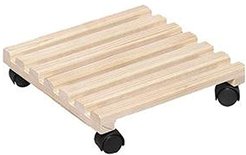 Siena Garden 945900 Holz-Rolluntersetzer, eckig Buche, 5 und 2 Latten