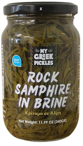 My Greek Pickles Hinojo Marino en Salmuera, Paquete de 2 x 340g (Total: 680g)