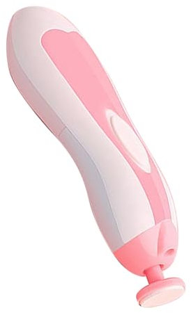 Elektrischer Baby-Nagelschneider, Baby-Nagelknipser, mit 6 Schleifköpfen, LED-Licht, 2-Gang-Einstellung, Baby-Nagelfeile, Baby-Nageltrimm- und Pflegewerkzeug-Set (PINK)