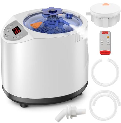 I-THERA-U Générateur de vapeur pour sauna - 3 l - Portable - 1200 W - Pour la maison - Générateur de vapeur avec télécommande - Minuterie - 15 niveaux de chauffage - Bain à vapeur - Accessoire de