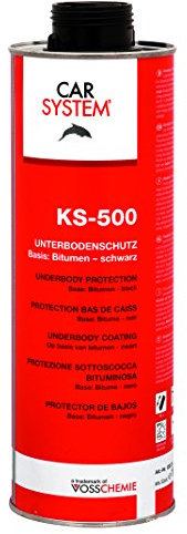 Carsystem Underbody Protection KS 500 Black Bituminous Base 1 Litre 126.034