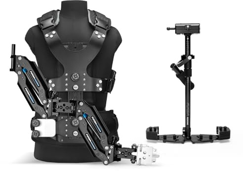 FLYCAM Vista-II Arm Vest with Redking Stabilizer Steadycam | Dual Arm Body Mount Stabilization System for DSLR Video Film Cinema Camera Camcorders up to 7kg/15.4lb +Bag (FLCM-VSTA-RK~)