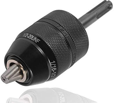 Bestgle Mandrino a Chiusura Rapida Mandrino Autoserrante da 2-13 mm 1/2-20 UNF con Adattatore SDS Mandrino Trapano Manuale a Scopi Multipli