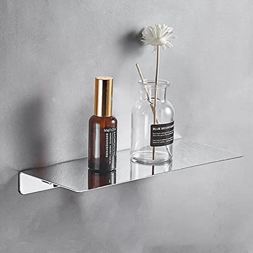 Celbon Duschablage Ohne Bohren Duschkorb Badregal Rostfreier Edelstahl Wandregal Duschkorb Badezimmer Regal Dusche Ablage Wandmontage Chrom,20CM