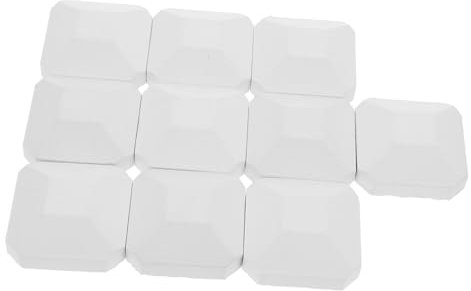 MUCKLILY 10 Pezzi Bricchette Cordierite per Grill Gas Sostituzione Facile e Pulizia Automatica per BBQ e Resistente Calore e Versatile