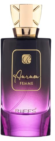 RiiFS Aurum Femme Eau de Parfum pour Femme 100 ml Noir/Violet