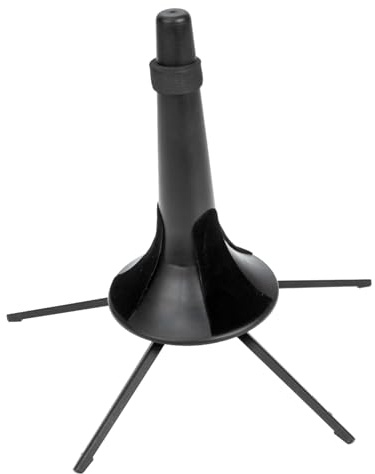 SUPVOX Supporto Portatile Per Tromba in Metallo Protezione in Cotone, Espositore Compatto Richiudibile Per Strumenti Musicali, Adatto Per Conservazione Ed Esposizione Professionale