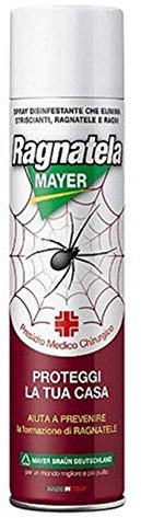 INSETTICIDA SPRAY RAGNI ANTI RAGNATELE DI MAYER 400 ML GETTO 2,5 MT FRA 473144