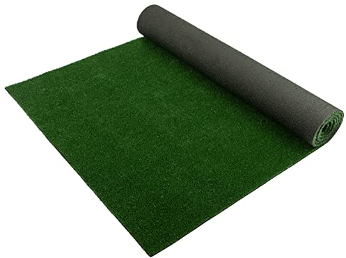 Balkon-Rasen Kunstrasen im Festmaß - SPRING, 2,00m x 4,00m, 7mm Höhe, Outdoor Bodenbelag, Rasen-Teppich