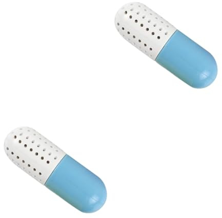 Mobestech 2st Shoe Dehumidifier Capsules Blå Kapslar För Fuktabsorbering Dekorativ Och Praktisk För Hem Och Resor Material Hälsosam Och Lämplig För Skåp