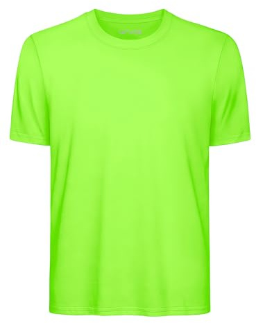 Boys Neon Shirt Youth UPF 50+ Dry Fit Athletic Short Sleeve Tops Tees Kids Rash Guard Neon Shirts for Boys and Girls