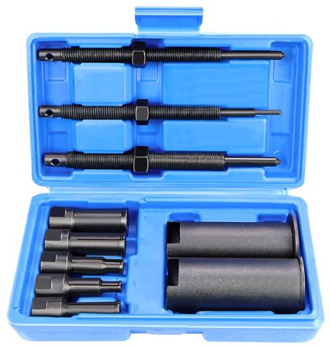 KXVXXV Kit d'extracteur de roulement intérieur de Moto 9-23 mm arrache roulement Interieur extracteur de roulement de Roue de Moto avec 5 Tailles de Clips Ouverts