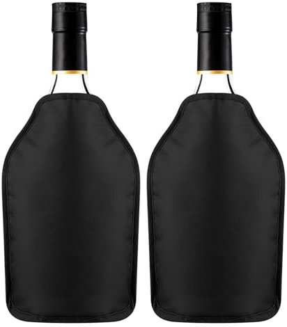 2 Pcs Refroidisseur Rapide Pour Bouteille Vin, Rafraîchisseurs Pour Bouteille De Vin, Refroidisseur De Bouteille De Vin, Ensemble Rafraîchisseur De Champagne Idéal Pour Les Fêtes, Dîners Et Événements