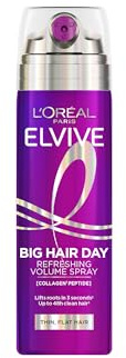 L’Oréal Paris Volumising Spray For Flat Hair, Elvive Collagen + Lifter Root Lifting Leave-In Treatment With Collagen Peptides, Instant Volume Boost And Weightless Shine For Fuller Looking Hair, 200ml