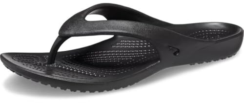 Crocs Women's Kadee II Flip Flops, Black, 8 M
