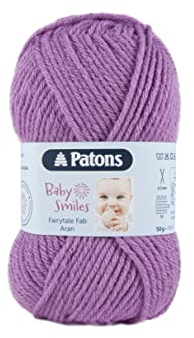 Patons 9806582-01047 Felted Gefilzter Tweed Fab Aran, orchidee, 50 g