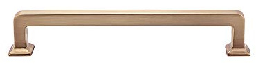 Top Knobs - TK705HB - Ascendra Pull 6 5/16 (c-c) - Honey Bronze - Transcend Collection
