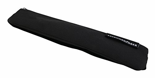 Eberhard Faber 577556 Schüleretui mit Gummiband für Notizbücher, Schwarz