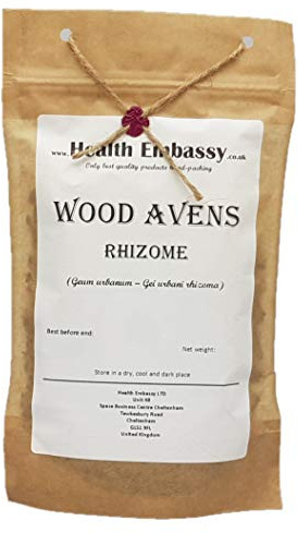 Health Embassy Wood Avens Rhizome | Geum Urbanum L | Herbal Tea (100g)