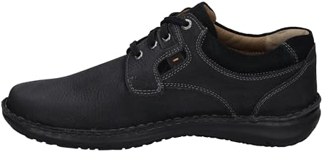 Josef Seibel Herren Low-Top Sneaker Anvers 36,Weite K (Extra weit),Wechselfußbett,Halbschuhe,straßenschuhe,Sportschuhe,schwarz / 100,43 EU