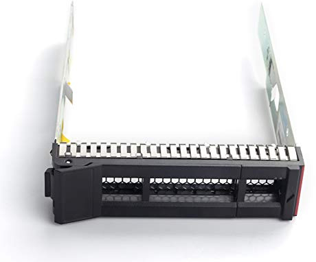 Heretom 3,5 Zoll SAS SATA SSD Hot-Swap LFF Festplattenfach Tablett Tray Caddy für Lenovo ThinkSystem ST250 Tower Server (Nicht für 2,5 Zoll Laufwerk)