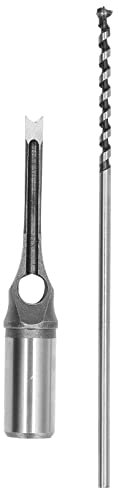 Broca Para Escoplear Con Orificio Cuadrado, Broca Para Escoplear Con Orificio Cuadrado, Cincel Para Escoplear Ajustable De Acero De Aleación, Herramienta Eléctrica Para Carpintería(6.4mm)