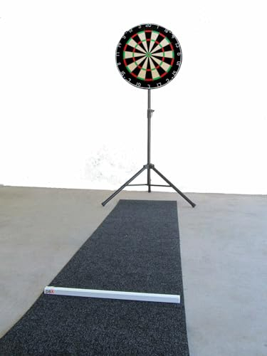 DSX Dartset hochwertiges Steel Dart Board Dartscheibe hochwertiger Dartteppich Mobiler Ständer