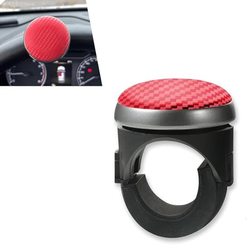 jokormo 1 elevador de volante de automóvil, 1.49 x 2.44 x 1.96 pulgadas, diseño de 360 grados, bola de refuerzo de dirección de vehículo antideslizante, accesorios universales para volante automotriz