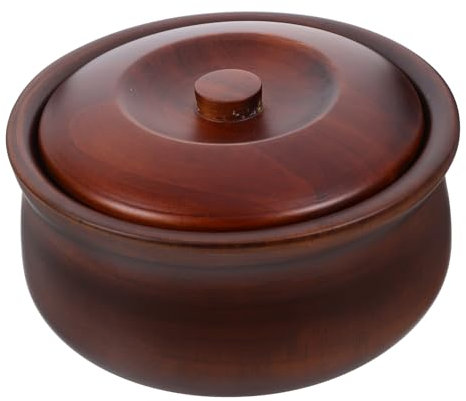 HAWILLOSCH Ciotola in Legno Per Uso Domestico Insalatiera Resistente Per Conservare Alimenti Zuppa e Yogurt Per Cucina e Ristoranti