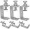 6 Piezas Abrazadera G Ajustable Kit, Abrazadera de Acero Inoxidable 30-65mm Rango de Sujeción Abrazaderas Fijación Sargentos Carpintero Para Carpintería De Bricolaje,Soldadura, Mesas,Ebanistería