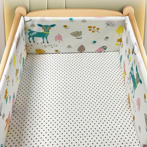GYCF Anti-collisione Morbida Cuscino Laterale, Avvolgente per Bordo della, Coccoloso Soffice, Cuscini Sponda Sponde Anticaduta per Letto,A14,300x30CM