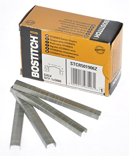 BOSTITCH Heftklammern STCR5019, 6 mm, Inhalt: 5.000 Stck, multi, 6mm (5000)