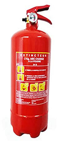 Extincteur 1Kg Poudre CE Avec support métallique