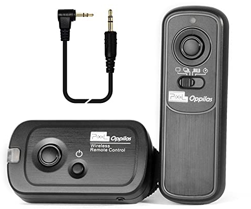Pixel 328ft Disparador Remoto E3 Inalámbrico Compatible con Canon EOS R6 90D 250D 200D 850D para Olympus OM-1 EM1X EM1-III EM5-III para Fuji XT3 XT4 XT30II etc Disparo Fijo Continuo Bulb o retardado