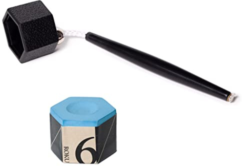 KAMUI ROKU Pool cue Billiard Chalk - Blue - with Chalk Holder