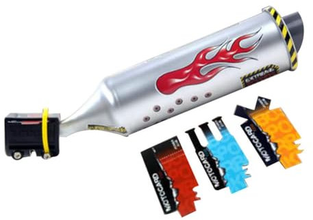 Sistema de sonido de escape de bicicleta, turbinas de plástico, tubo de escape de bicicleta, efectos de motocicleta, herramientas de ciclismo para bicicleta de montaña BMX