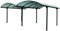 Habrita - HABRITA - Carport ALUMINIUM double toit demi-rond