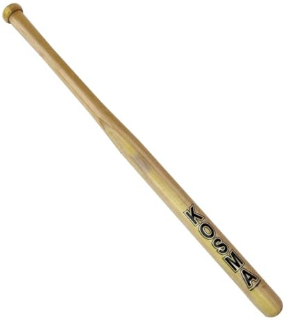 Kosma Mazza da baseball in legno, 81,3 cm, mazza da baseball professionale per adulti e ragazzi, in legno massello, ideale per allenamenti, partite e attrezzature da allenamento