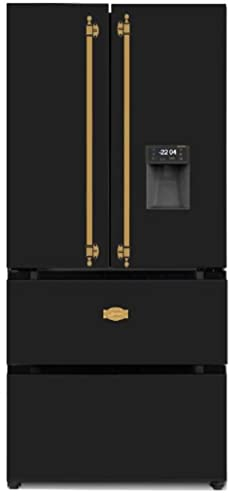 Kaiser KS 80425 Em Side-by-Side Kühlschrank, 183 cm hoch, 83.6 cm breit, Retro Kühlschrank, Side-by-Side Kühl Gefrier Kombi, No Frost 506 L