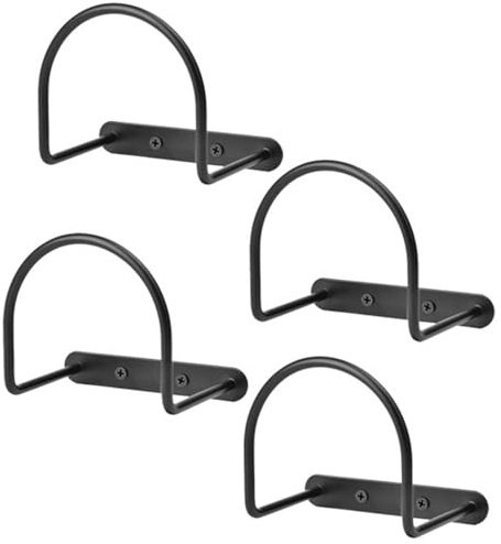 Perchero para sombreros de, 4 ganchos de pared para gorras de béisbol, colgador de pared para sombreros occidentales, estante de exhibición resistente para sombreros de, gancho de