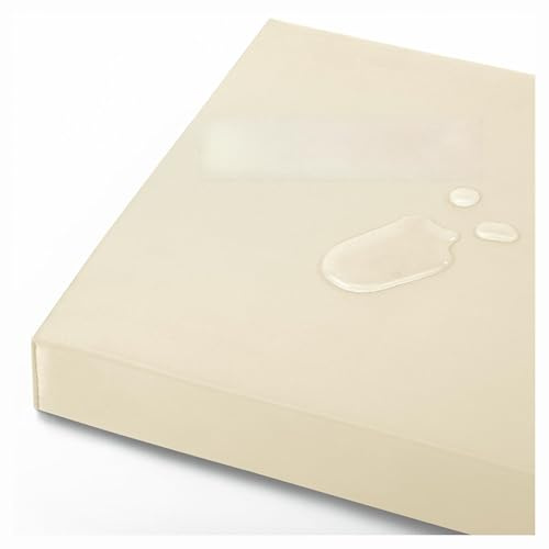 Coussins de banc d'extérieur, coussins d'assise renforcés et imperméables, coussin de banc haute densité avec dessous antidérapant, coussins d'extérieur pour balancelles de jardin(beige, 120x40x5 cm)