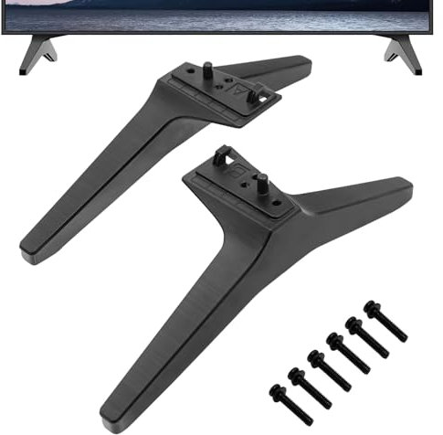 Pieds de rechange pour TV LG - Noir - Pieds universels de rechange avec vis - Pour TV - 49, 59, 55, 60, 65